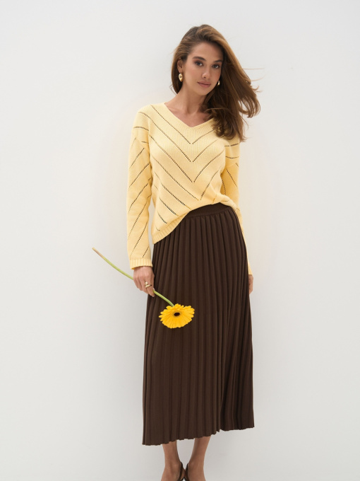 Джемпер TrikoBakh Модель 2851-limonnij Фото