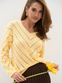 Джемпер TrikoBakh модель 2851-limonnij Джемпер TrikoBakh модель 2851-limonnij Фото