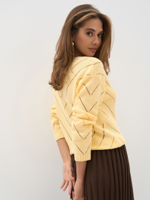 Джемпер TrikoBakh модель 2851-limonnij Джемпер TrikoBakh модель 2851-limonnij Фото