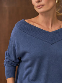 Джемпер TrikoBakh модель 2896-dzhinsovij Фото