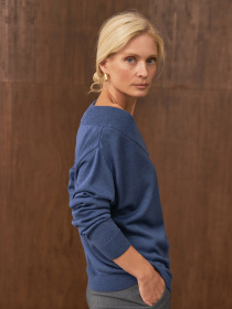 Джемпер TrikoBakh модель 2896-dzhinsovij Фото