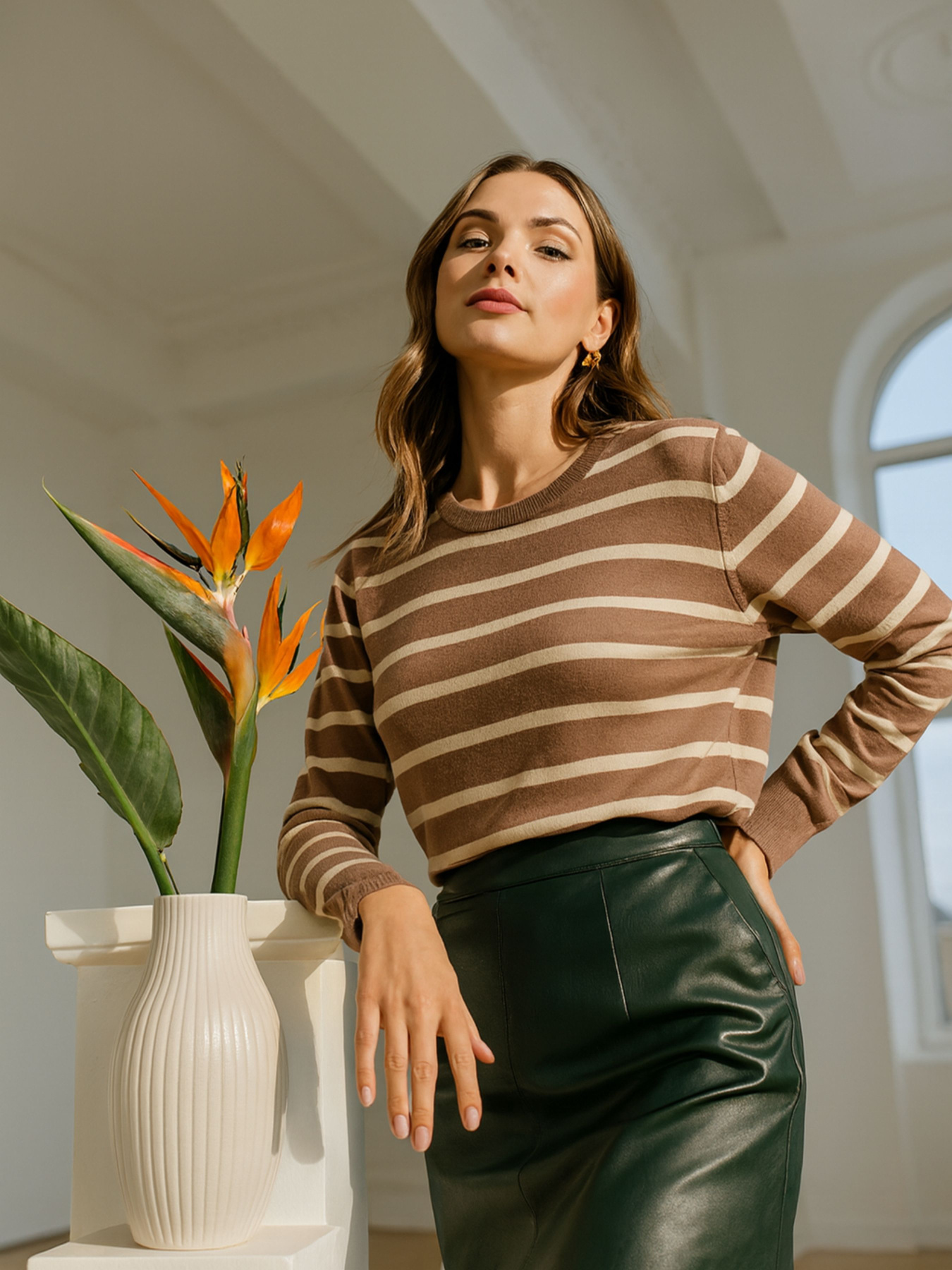 Джемпер MarSe модель marse-dzhemper-263-bezhevij Фото