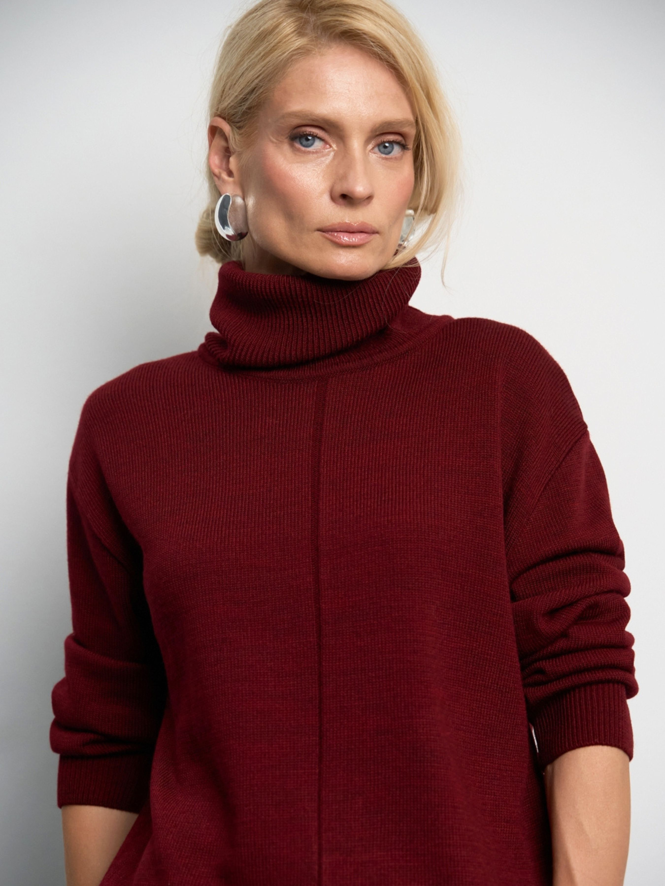 Светр TrikoBakh модель 2874-burgund Фото