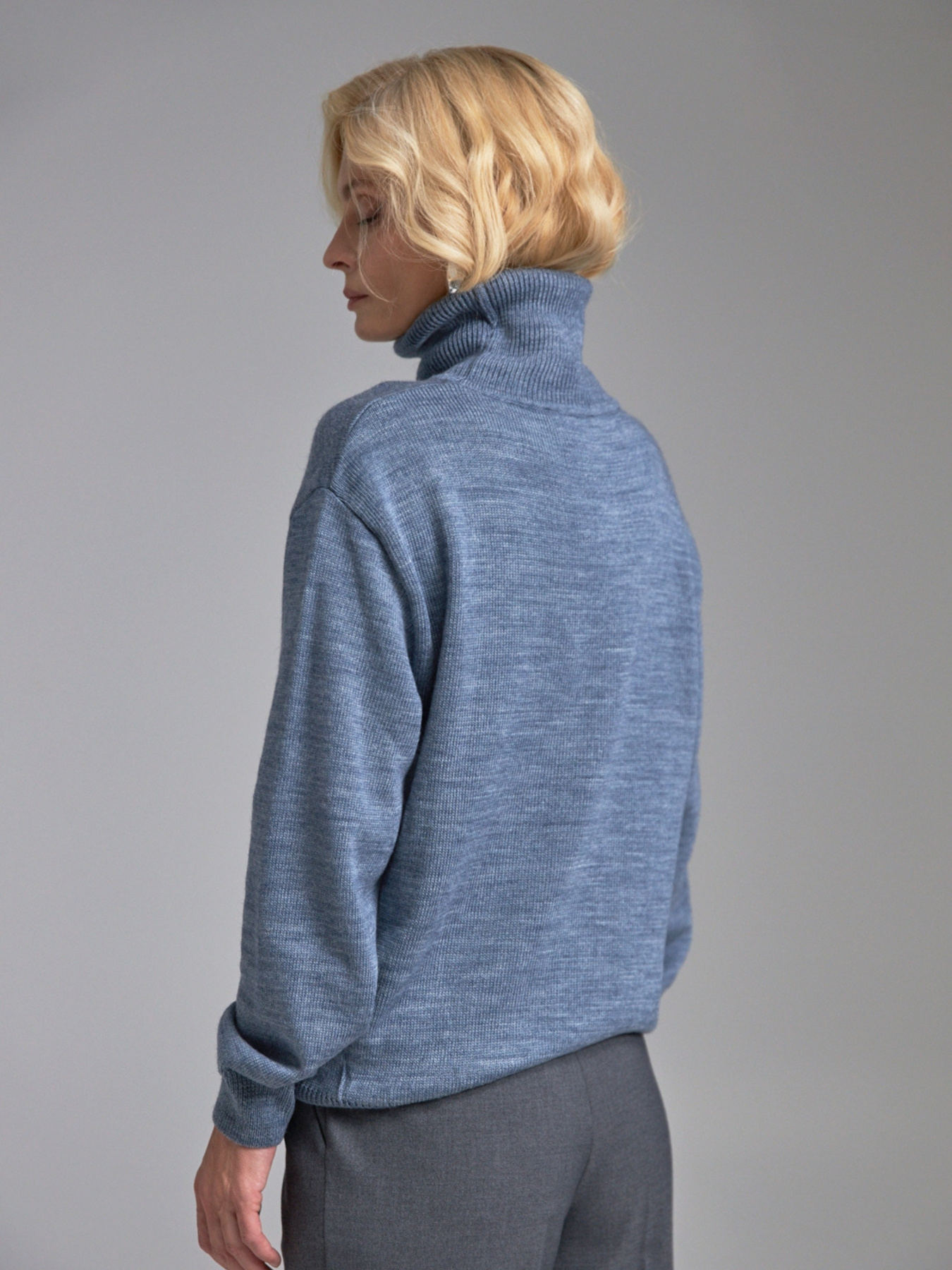 Светр TrikoBakh модель 2874-dzhinsovij Фото