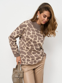 Джемпер TrikoBakh модель 2858-mokko-mus-kremovij Фото