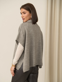 Жилет TrikoBakh модель 2885-sro-bezhevij Фото