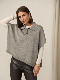 Жилет TrikoBakh модель 2885-sro-bezhevij Фото