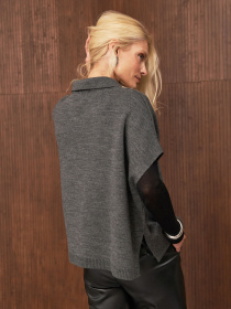 Жилет TrikoBakh модель 2885-temno-srij Фото