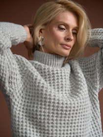 Свитер TrikoBakh модель 2878-svtlo-srij Фото