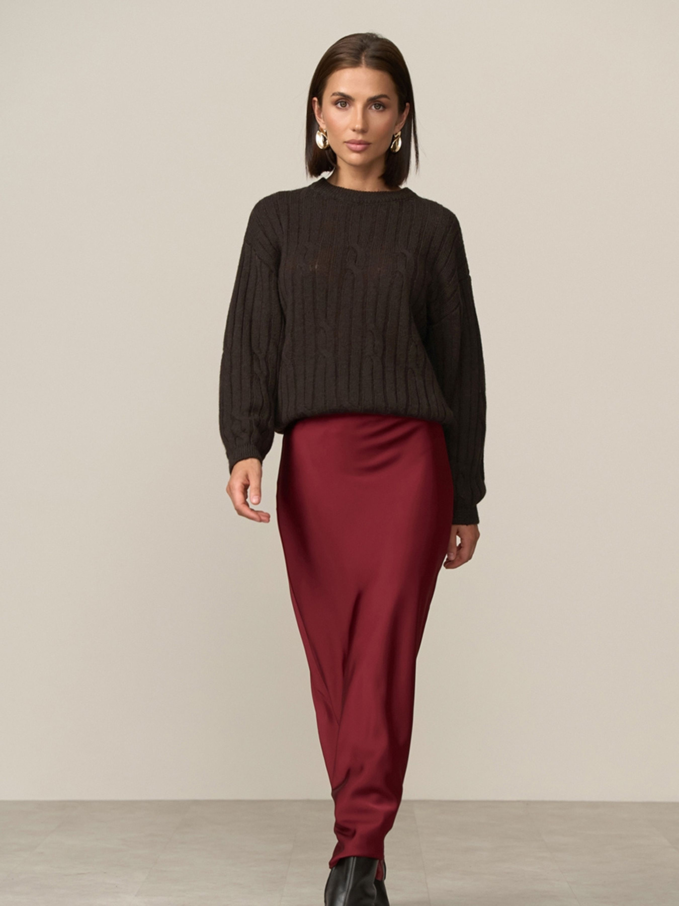 Джемпер TrikoBakh модель 2877-shokoladnij Фото