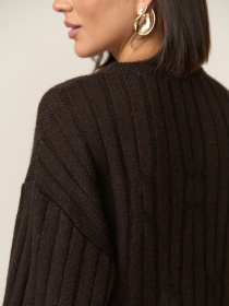 Джемпер TrikoBakh модель 2877-shokoladnij Фото