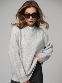 Джемпер TrikoBakh модель 2839-svtlo-srij Фото