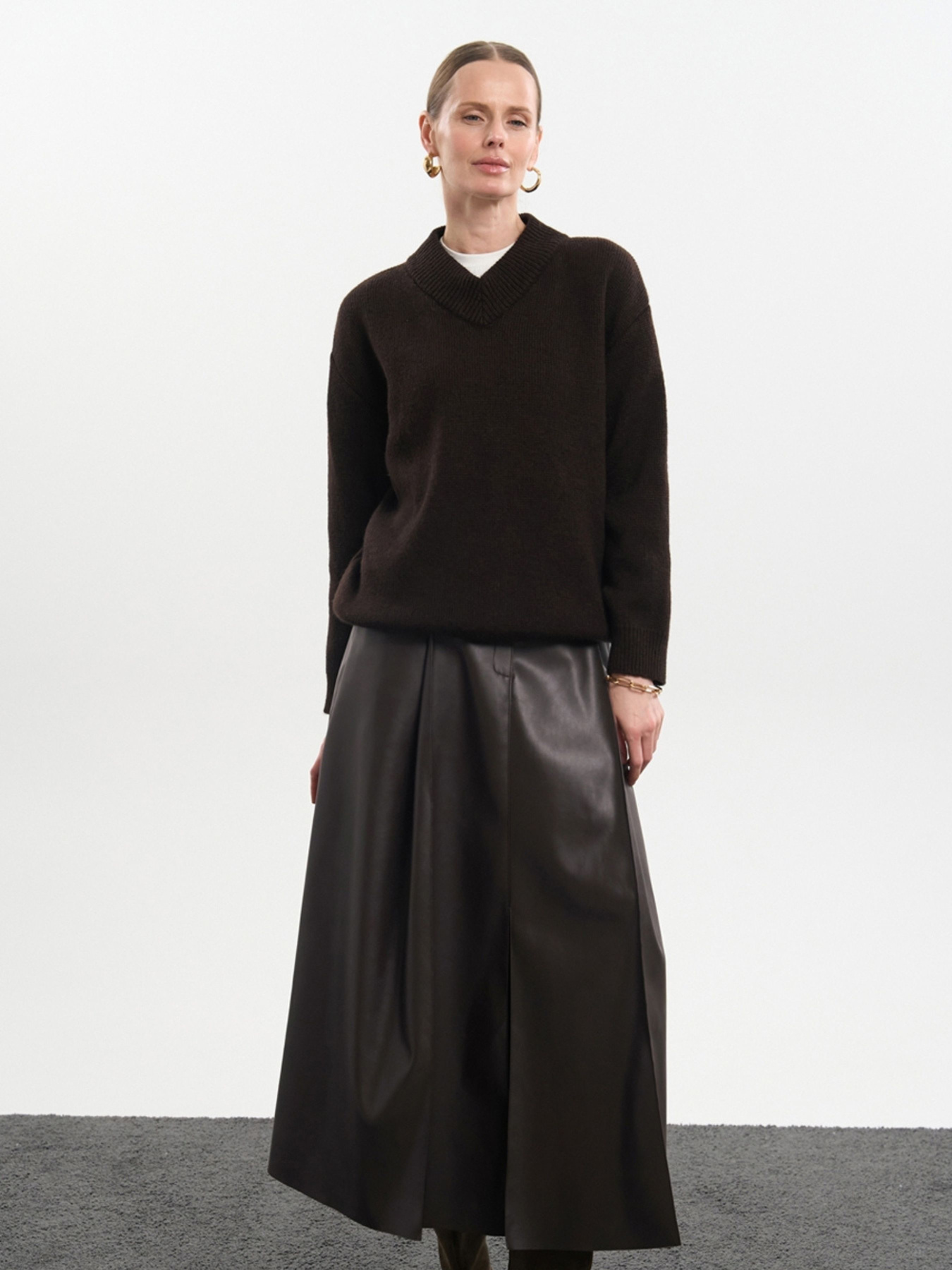 Джемпер TrikoBakh модель 2839-shokoladnij Фото