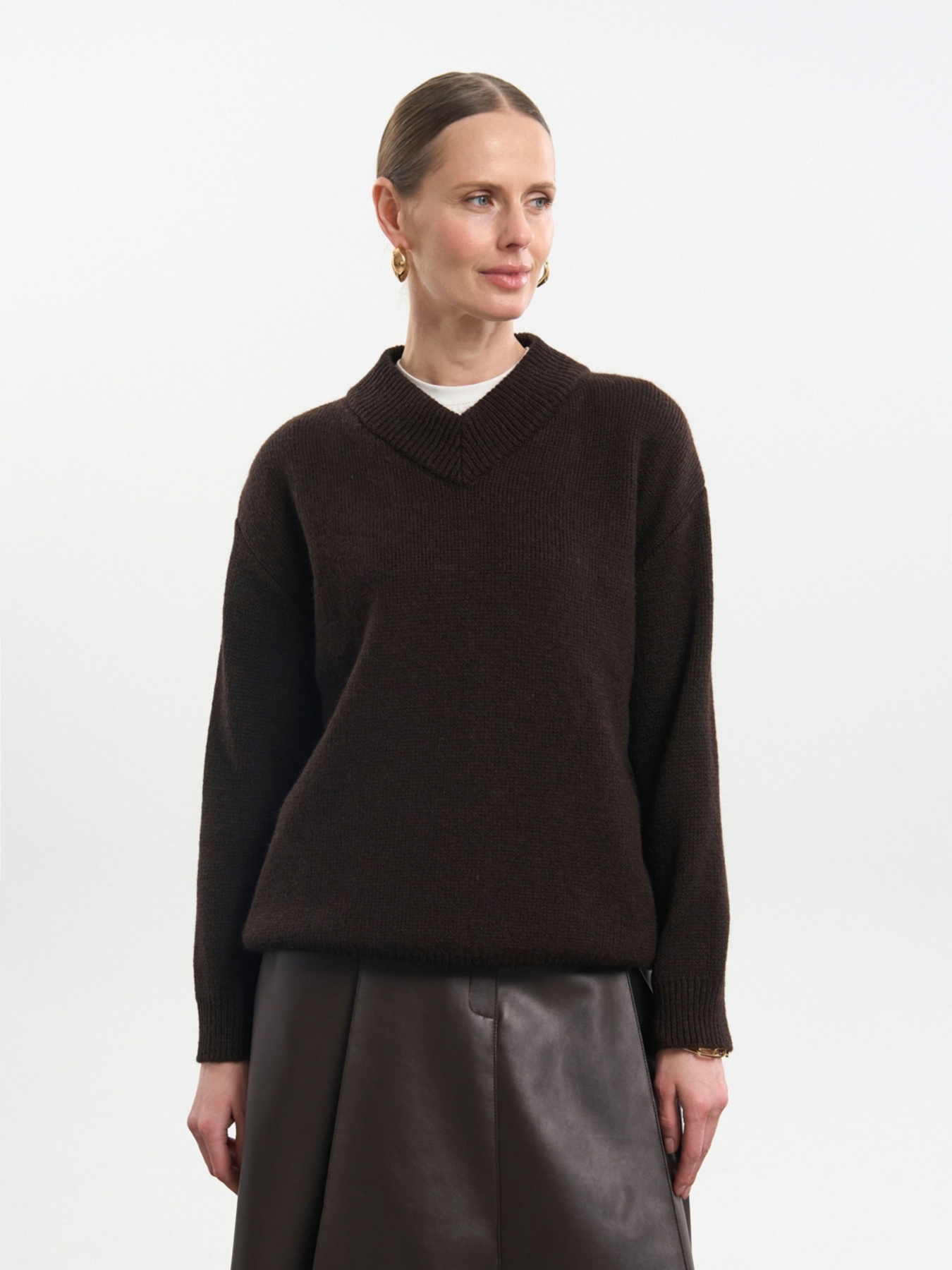 Джемпер TrikoBakh модель 2839-shokoladnij Фото