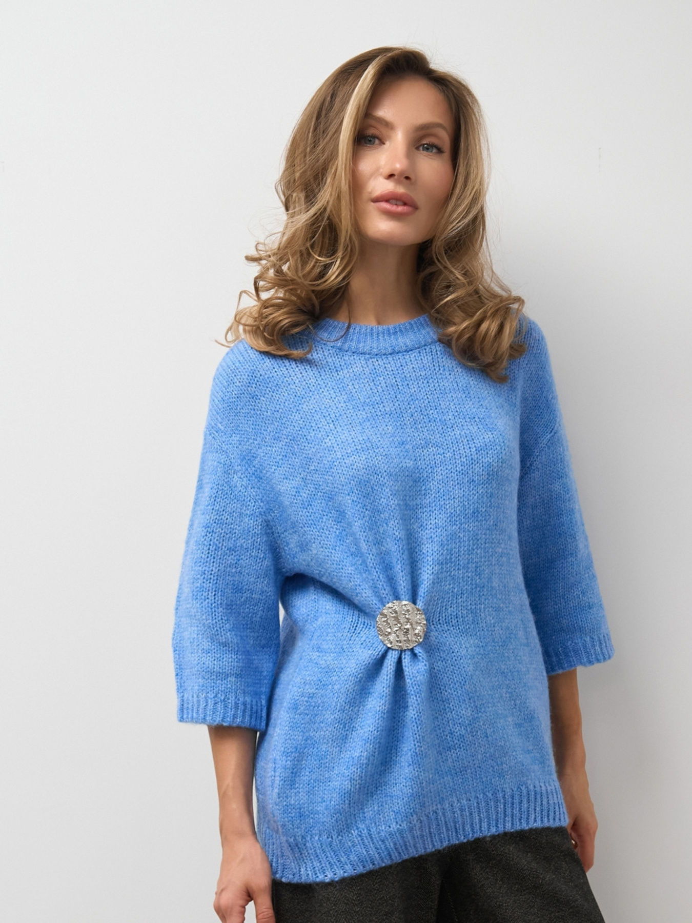 Джемпер TrikoBakh модель 2811-lazurovij Фото