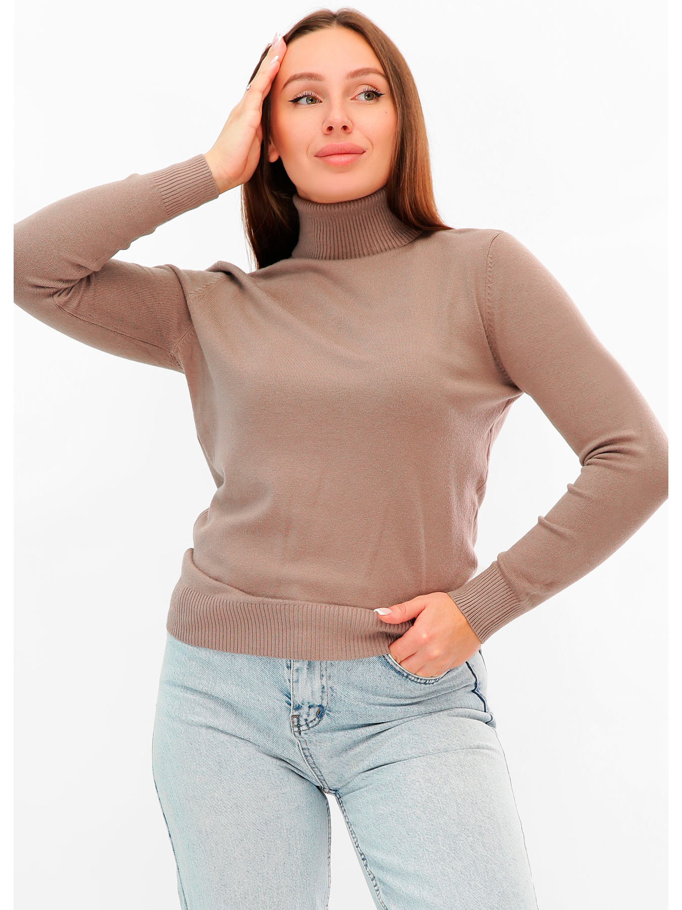 Водолазка MarSe модель marse-golxf-1910-kofe Фото