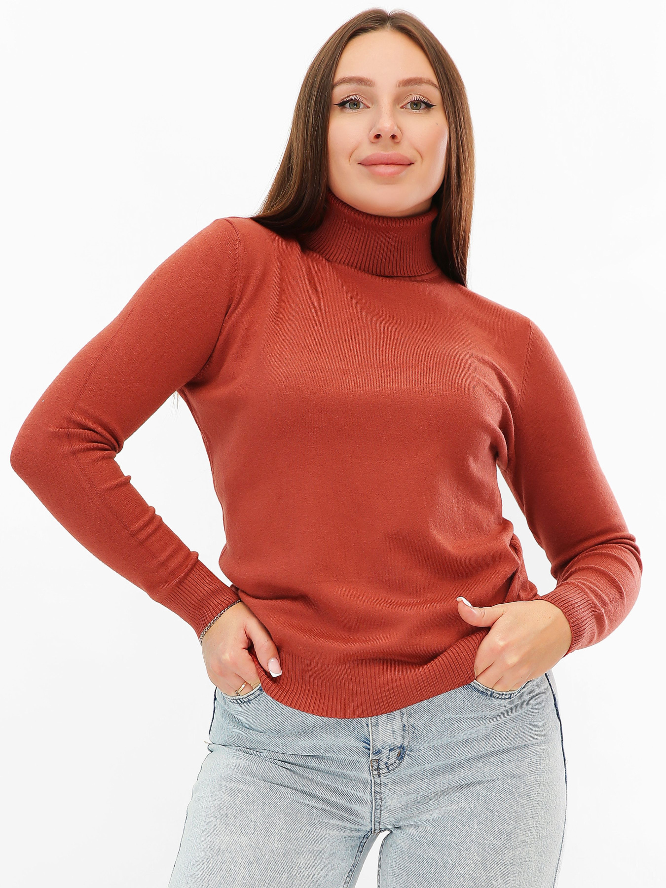 Водолазка MarSe модель marse-golxf-1910-terrakot Фото