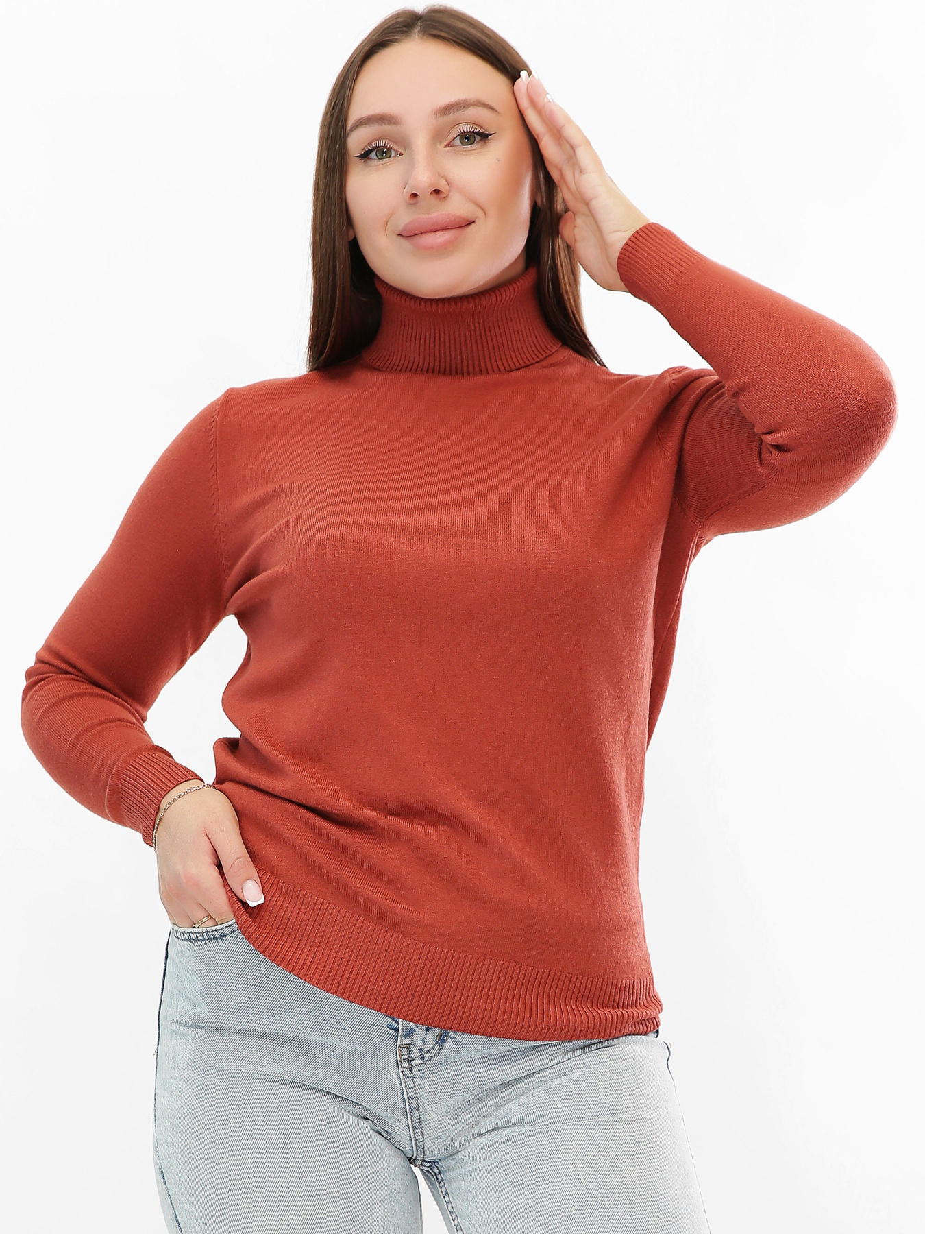 Водолазка MarSe модель marse-golxf-1910-terrakot Фото