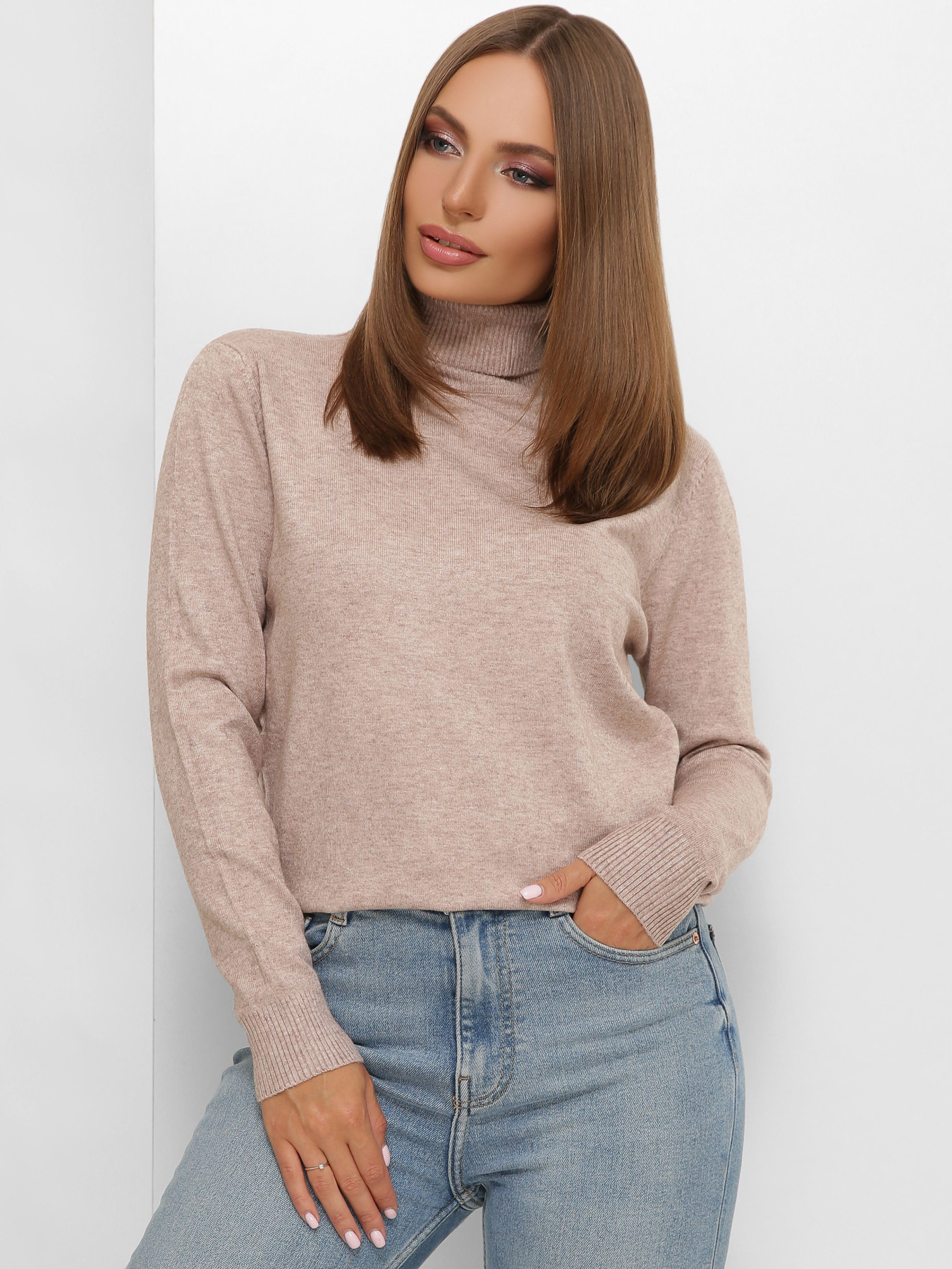 Водолазка MarSe модель marse-golxf-1909-kapuchino Водолазка MarSe модель marse-golxf-1909-kapuchino Фото