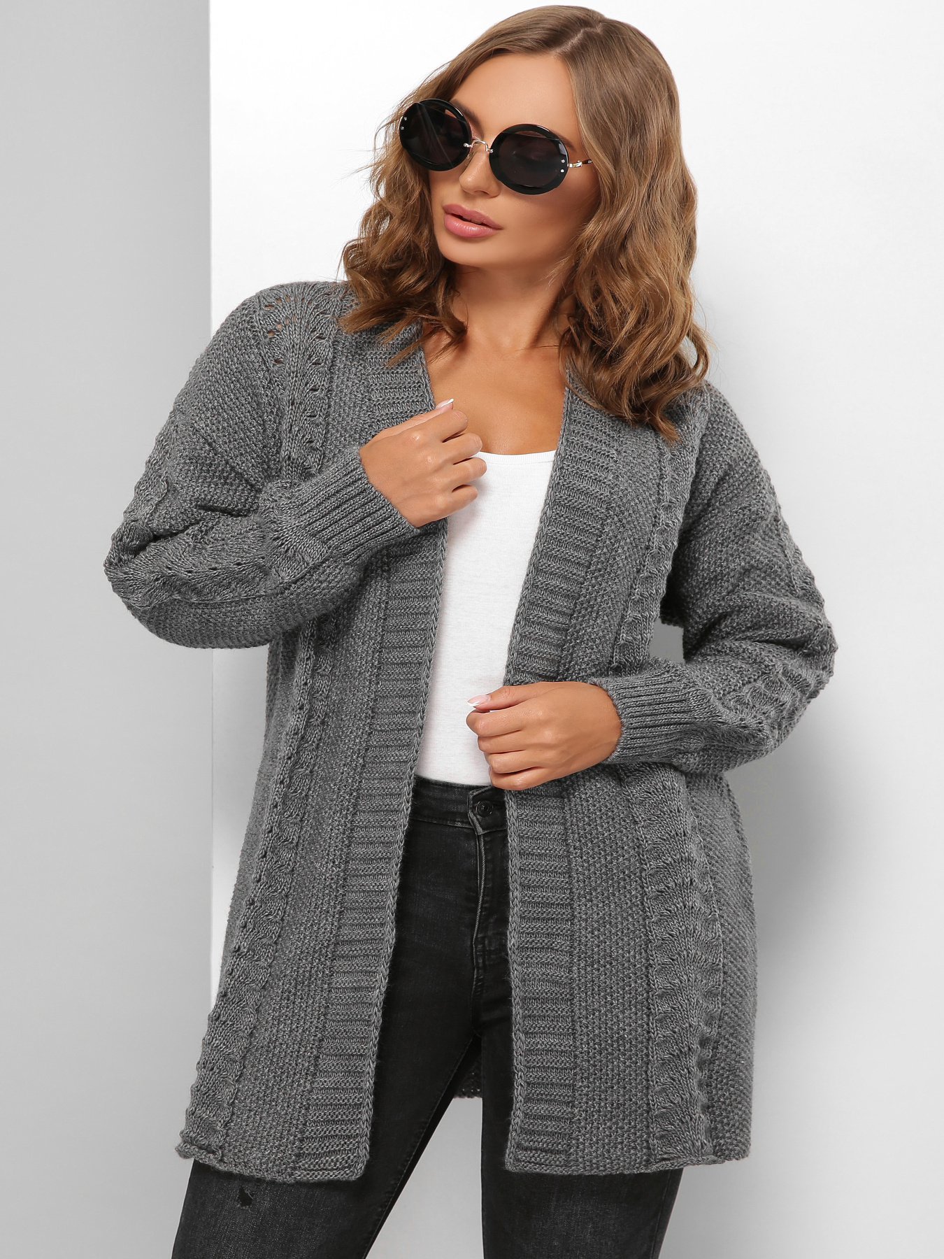 Кардиган MarSe модель marse-kardigan-175-grafit Фото