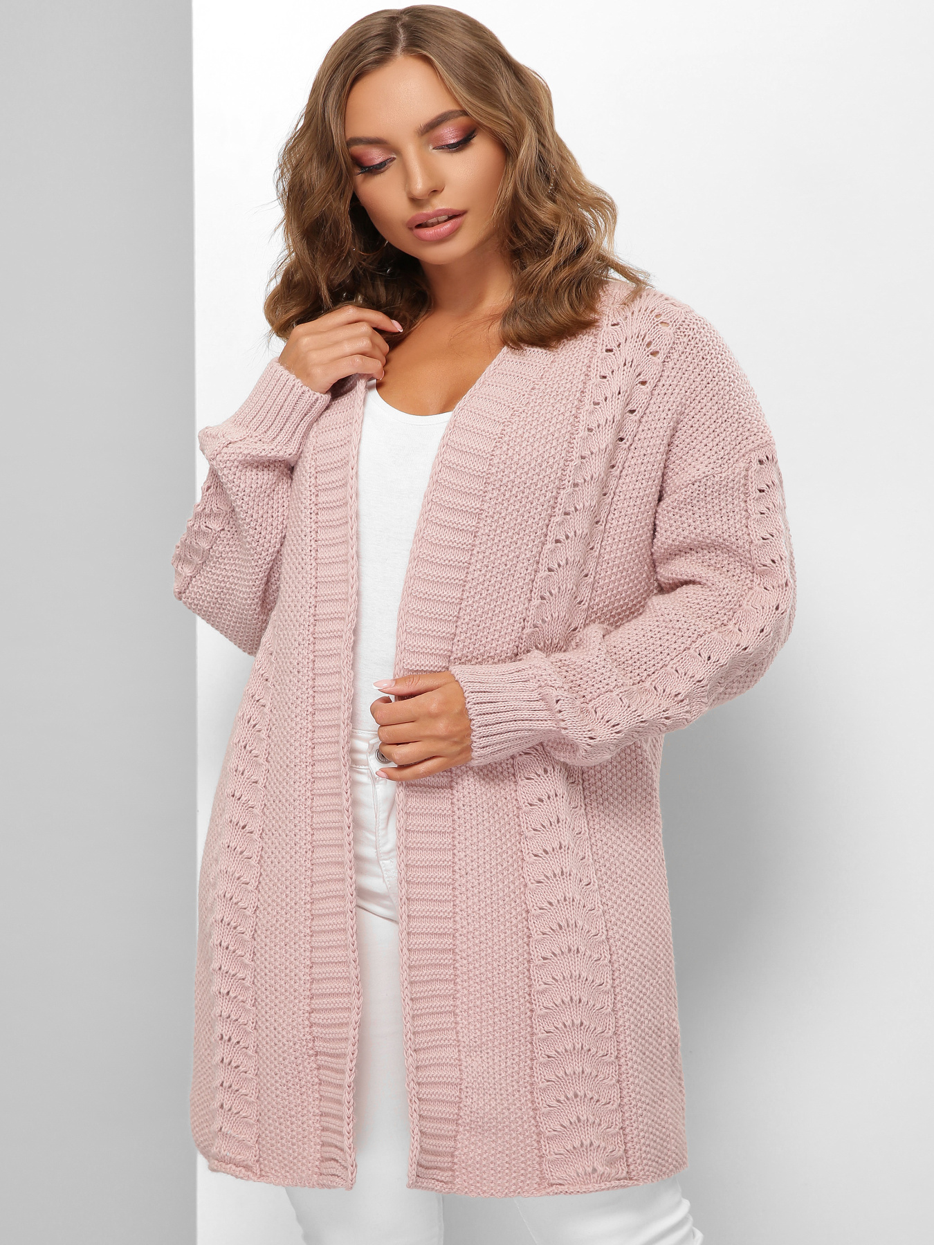 Кардиган MarSe модель marse-kardigan-175-pudra Фото