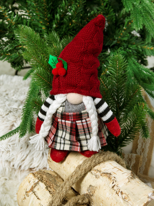 Гном декоративний новорічний MBM HOME модель DH-NY-09 COLOR Фото