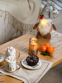 Гном декоративный новогодний MBM HOME модель DH-NY-10 KHAKI Фото