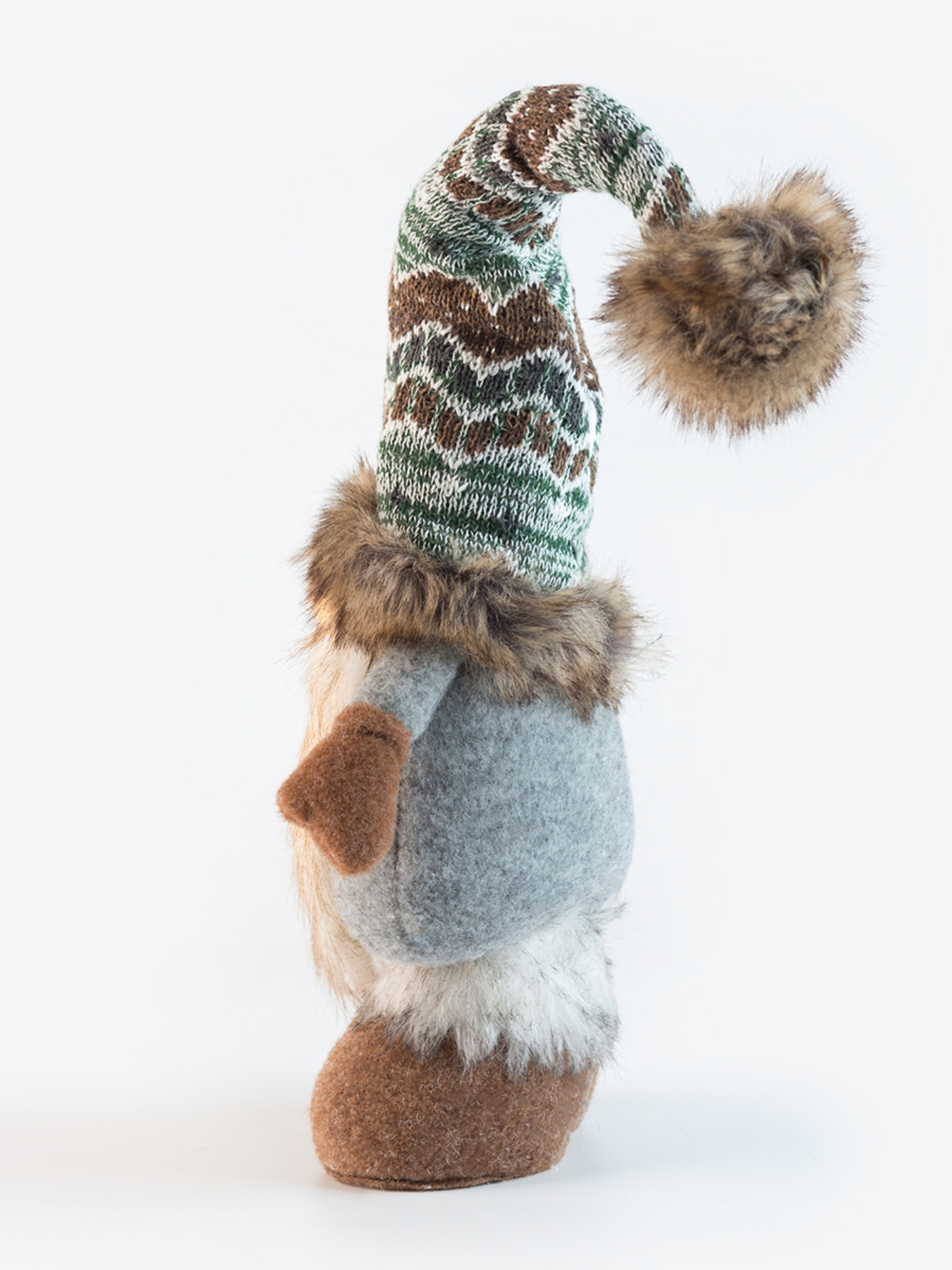 Гном декоративний новорічний MBM HOME модель DH-NY-11 GREEN Фото