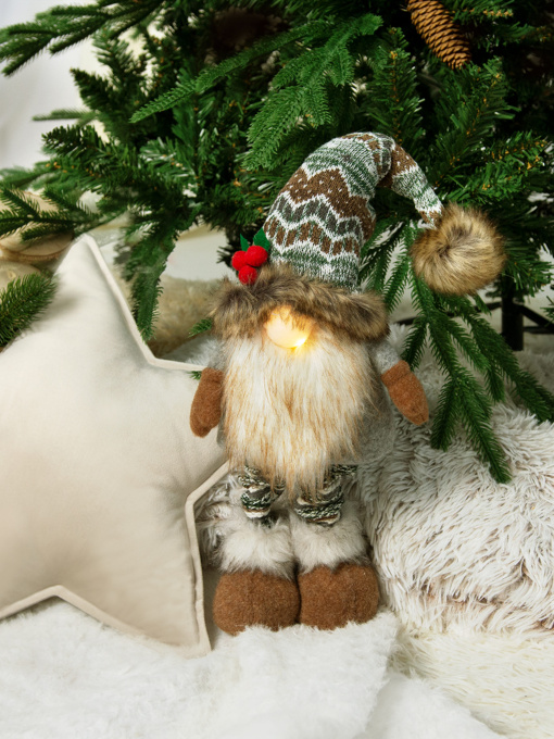 Гном декоративный новогодний MBM HOME модель DH-NY-11 GREEN Фото