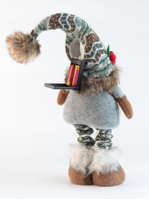 Гном декоративний новорічний MBM HOME модель DH-NY-11 GREEN Фото