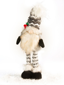 Гном декоративный новогодний MBM MY HOME модель DH-NY-12 GRAY Фото