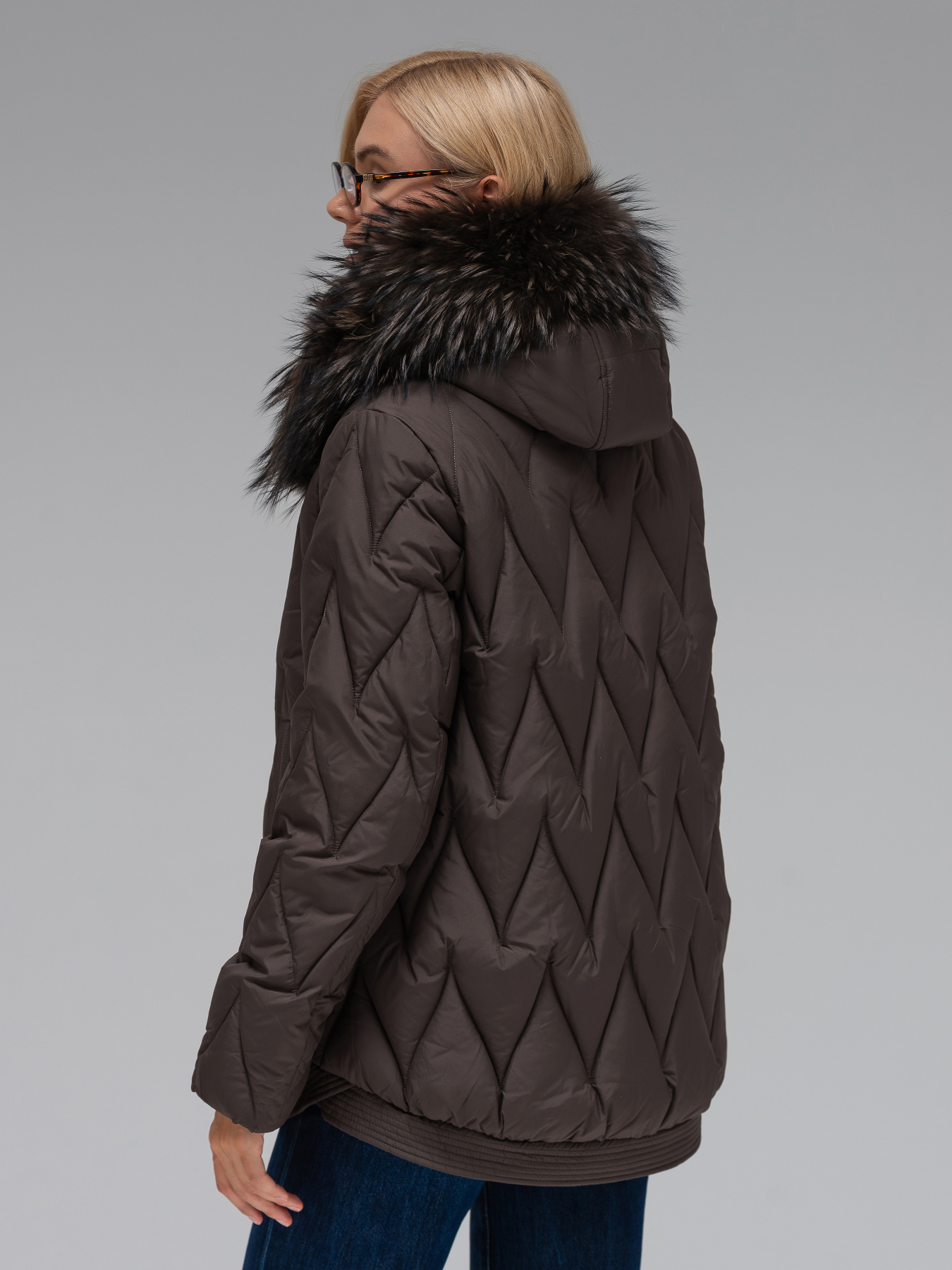 Зимняя куртка VIVA WEAR модель 550-choco Фото