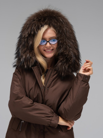 Зимняя куртка VIVA WEAR модель 5137-brown Зимняя куртка VIVA WEAR модель 5137-brown Фото