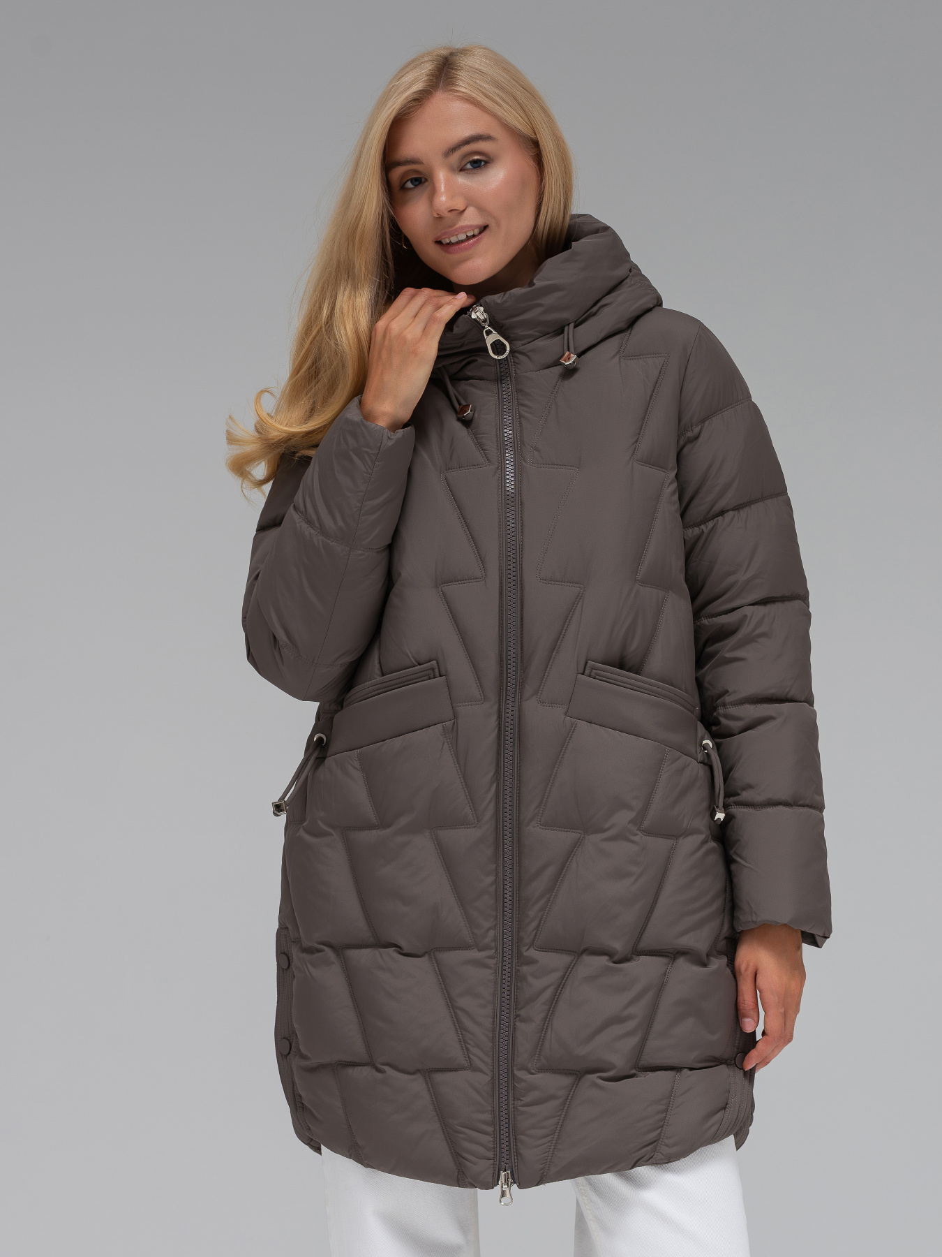 Зимняя куртка VIVA WEAR модель 518-moka Фото