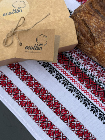 Ранер-полотенце вышитое Этно на стол в украинском стиле с вышивкой Ecotton модель 25324 Фото
