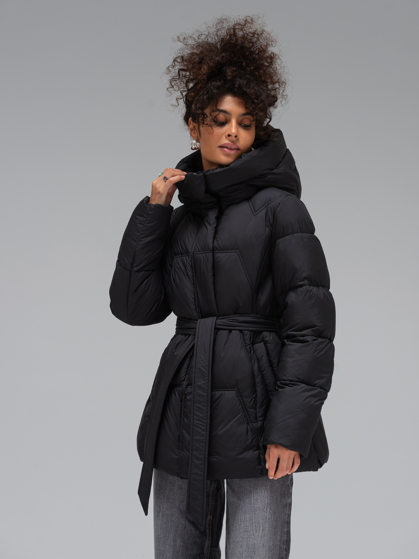 Зимняя куртка YIMOSIS модель 1897-black Фото