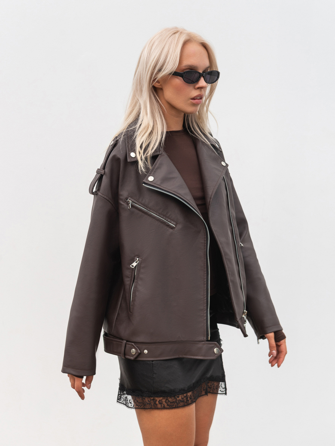 Куртка кожаная Romashka Берлін модель 208016205063 Фото