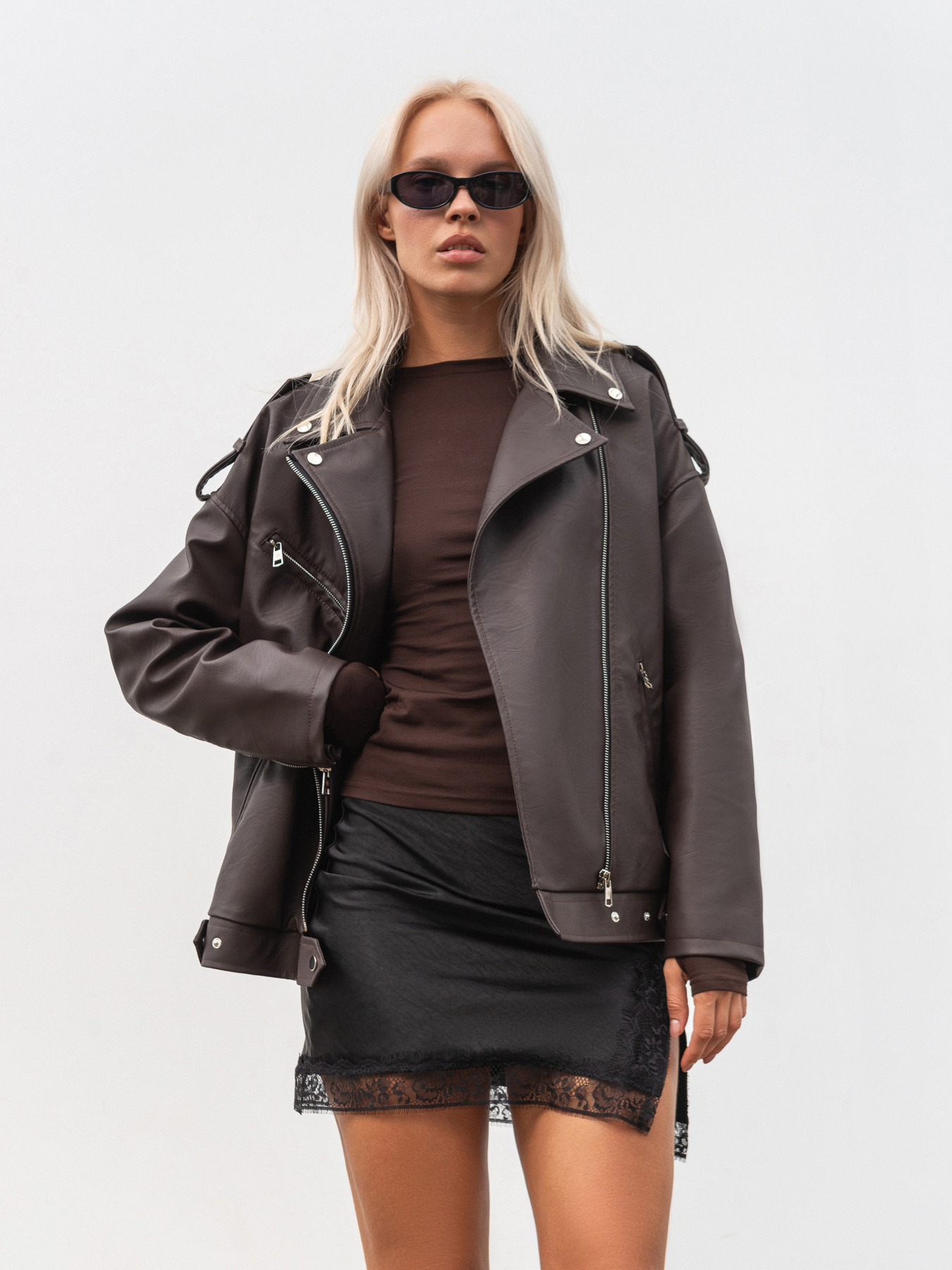 Куртка кожаная Romashka Берлін модель 208016205063 Фото