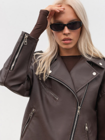 Куртка кожаная Romashka Берлін модель 208016205063 Фото