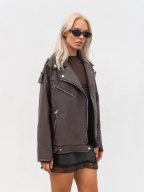 Куртка кожаная Romashka Берлін модель 208016205063 Фото