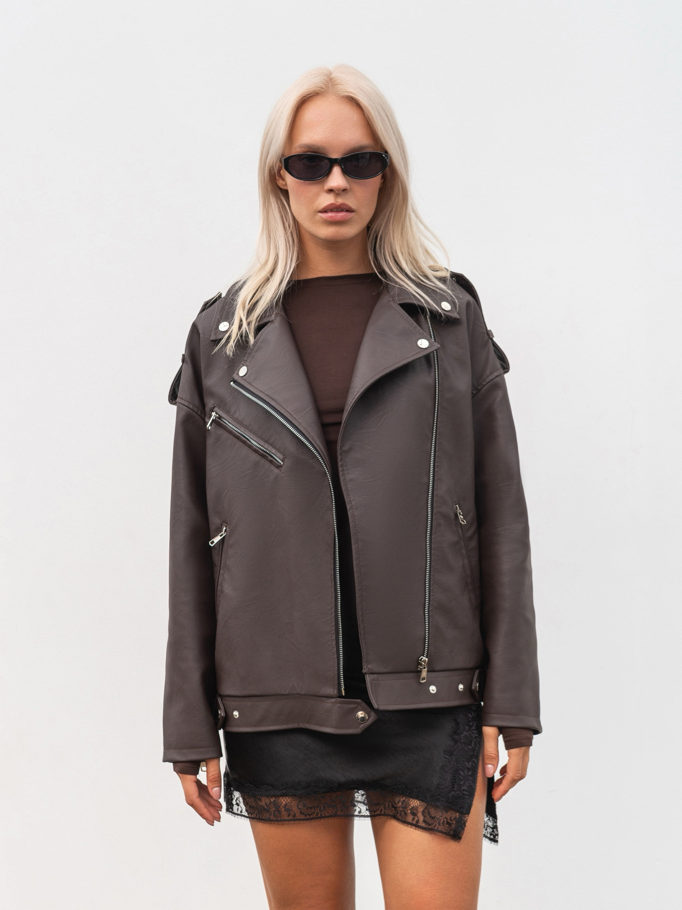 Куртка кожаная Romashka Берлін модель 208016205063 Фото