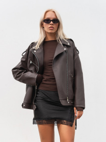 Куртка кожаная Romashka Берлін модель 208016205063 Фото