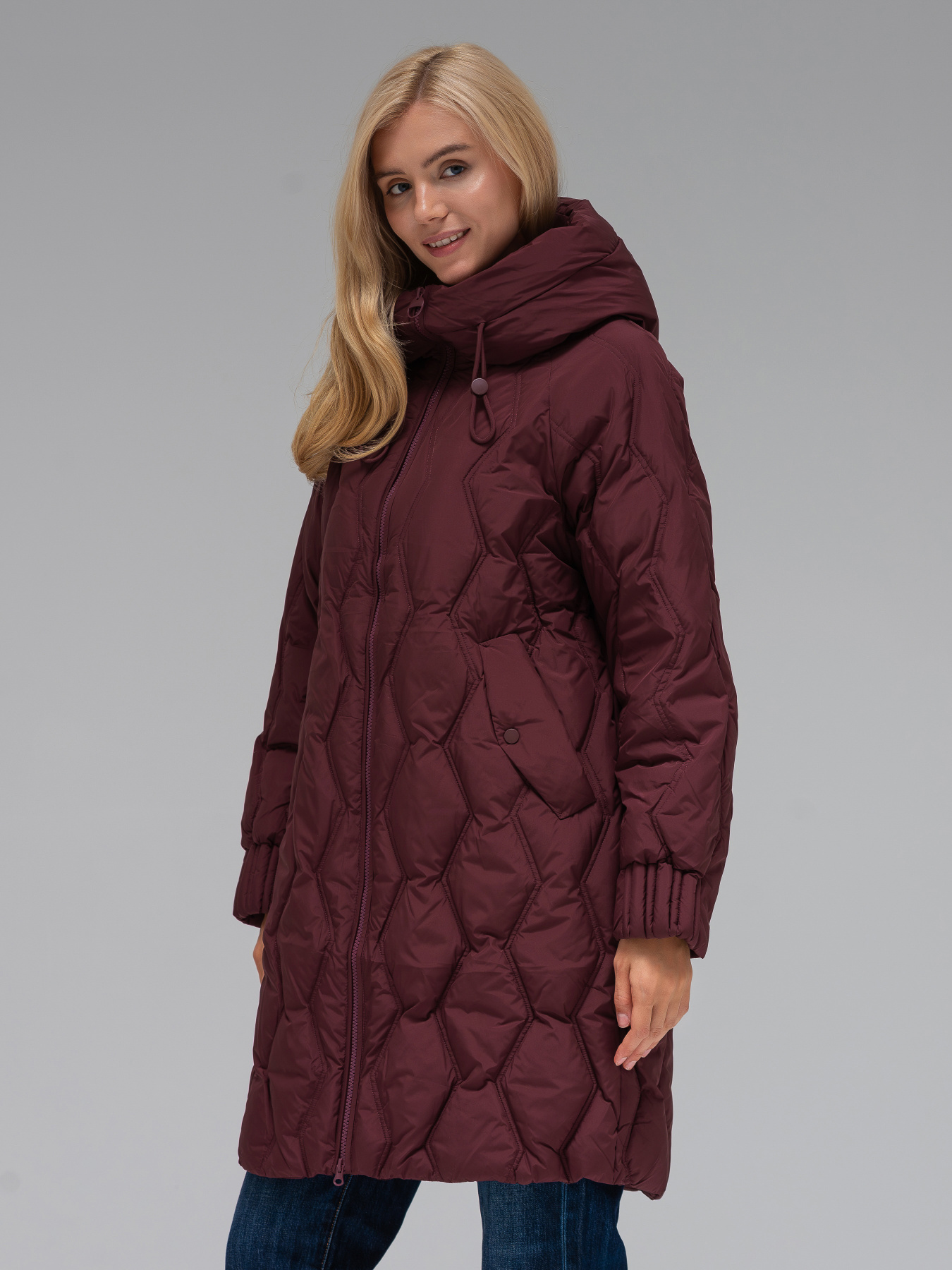 Зимняя куртка VIVA WEAR модель 275-bordo Фото