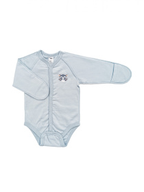 Боді для немовлят SMIL модель smil_102782-1-sero-sinij Фото