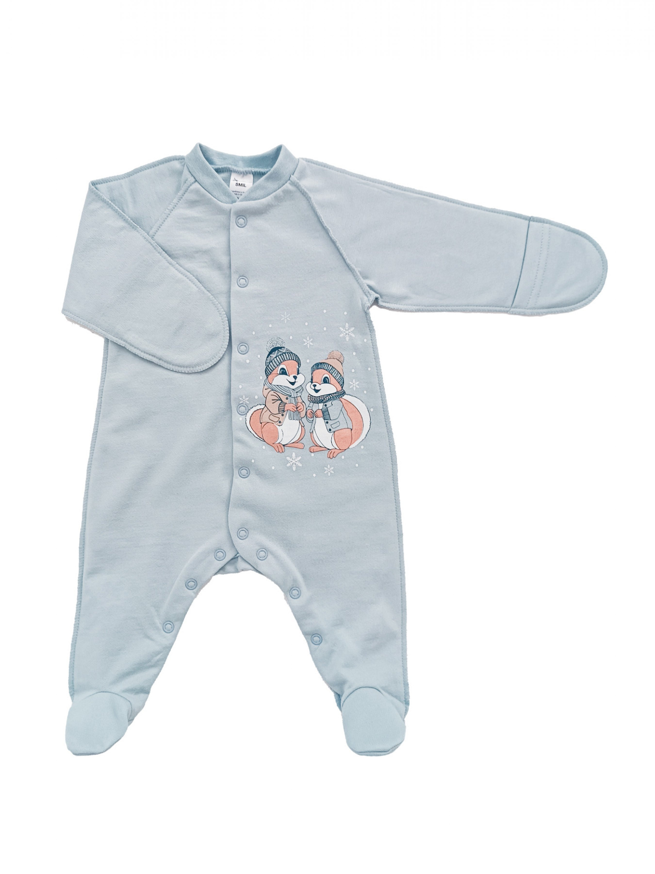 Комбінезон SMIL Сіро-синій модель smil_108711-1-sero-sinij Комбінезон SMIL Сіро-синій модель smil_108711-1-sero-sinij Фото