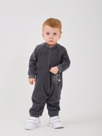 Нательный комбинезон SMIL модель smil_122091-1-grafitovyj Фото