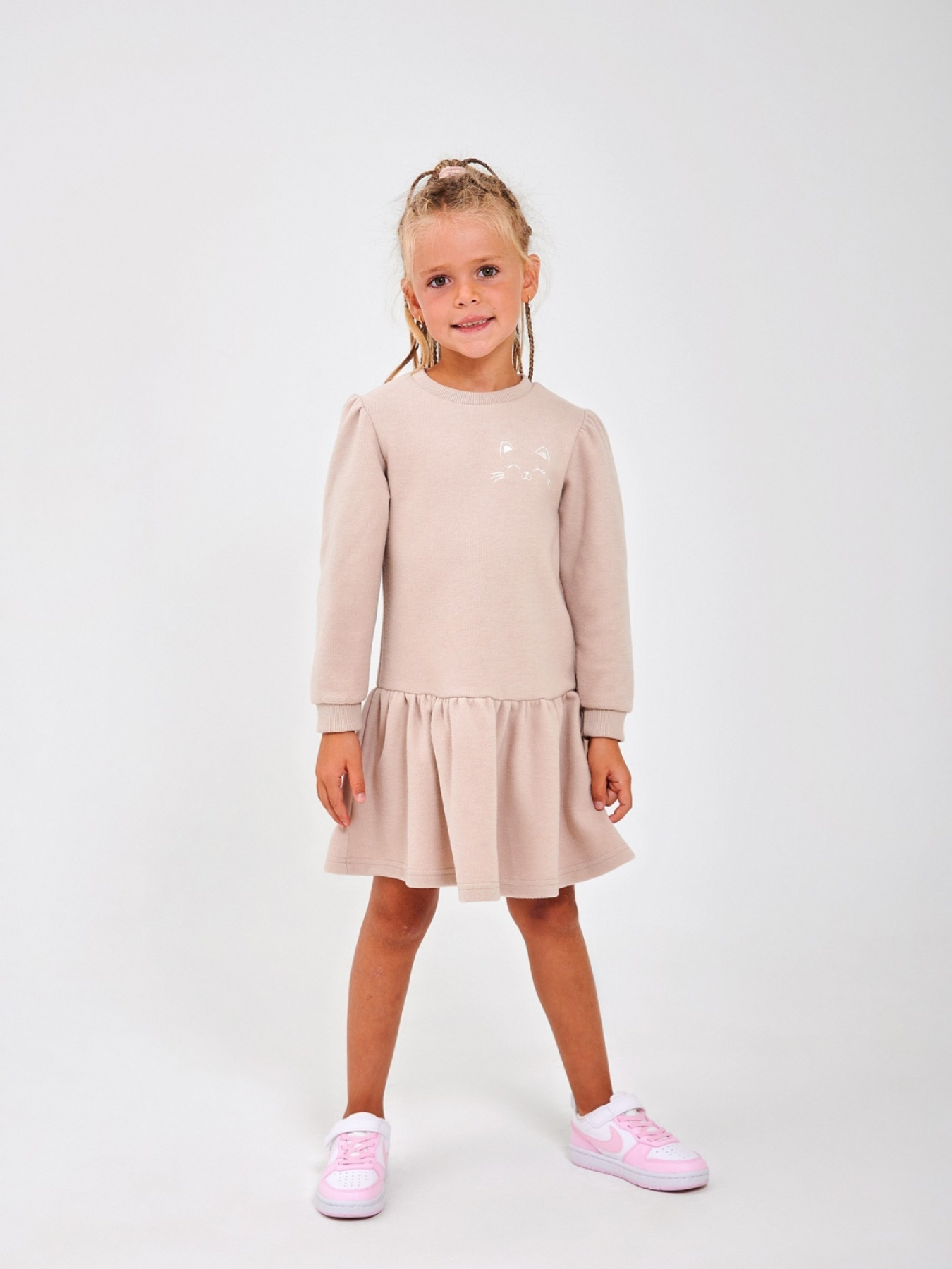 Сукня міді SMIL модель smil_120454-1-bezevyj Фото