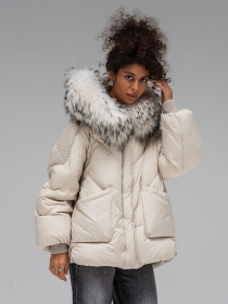 Пуховик Vo-Tarun Модель 085-milk Фото