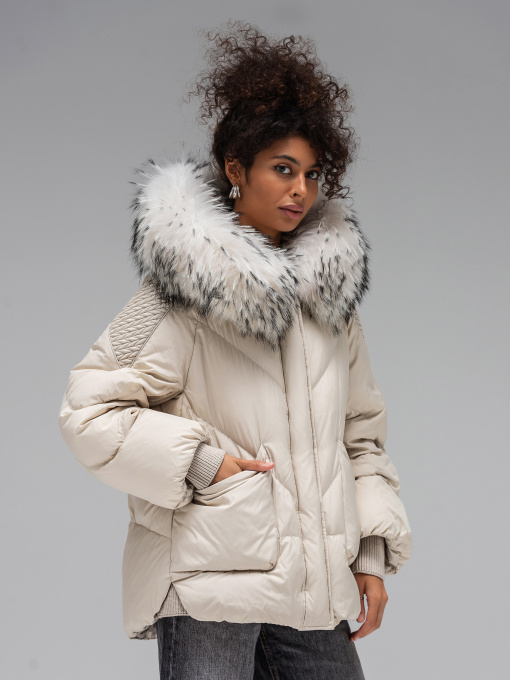 Пуховик Vo-Tarun модель 085-milk Фото