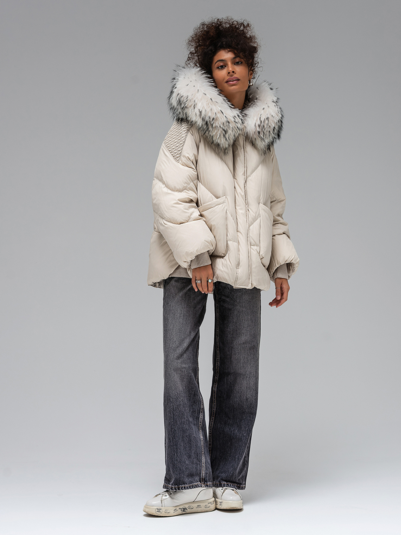 Пуховик Vo-Tarun модель 085-milk Пуховик Vo-Tarun модель 085-milk Фото